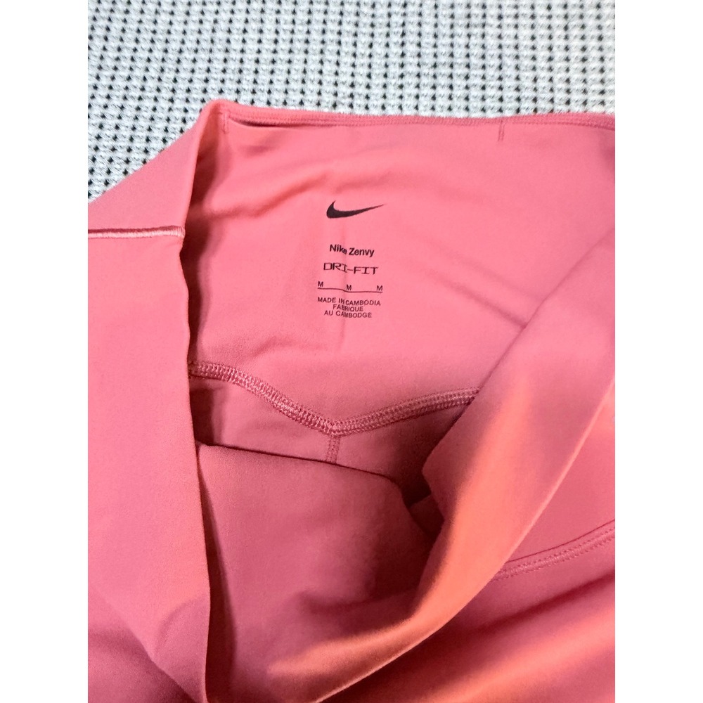 Nike Zenvy Dri-FIT Gentle-Support High-Waisted Leggings Pink Coral Womens Medium - Picture 3 of 4